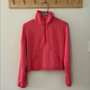 Lululemon Brushed Softstreme Half Zip. Size 2.